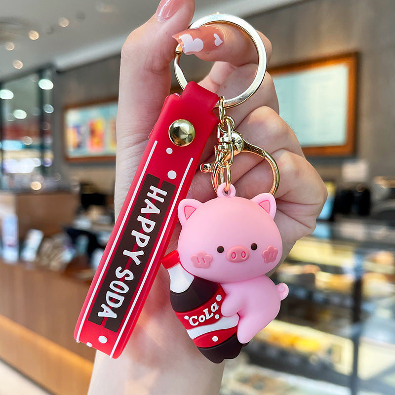 Wholesale Animal Bubble Water Creative Cartoon Plastic Keychains